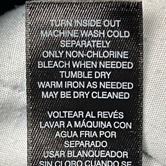 WHBM Jeans Womens 6 Straight Blue 2-Tone Multi‎ Wash Hi Low Raw Hem Cotton Blend - Picture 15 of 15